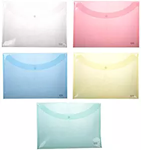 Folder & Cover, Clear Bag (Button Folder)